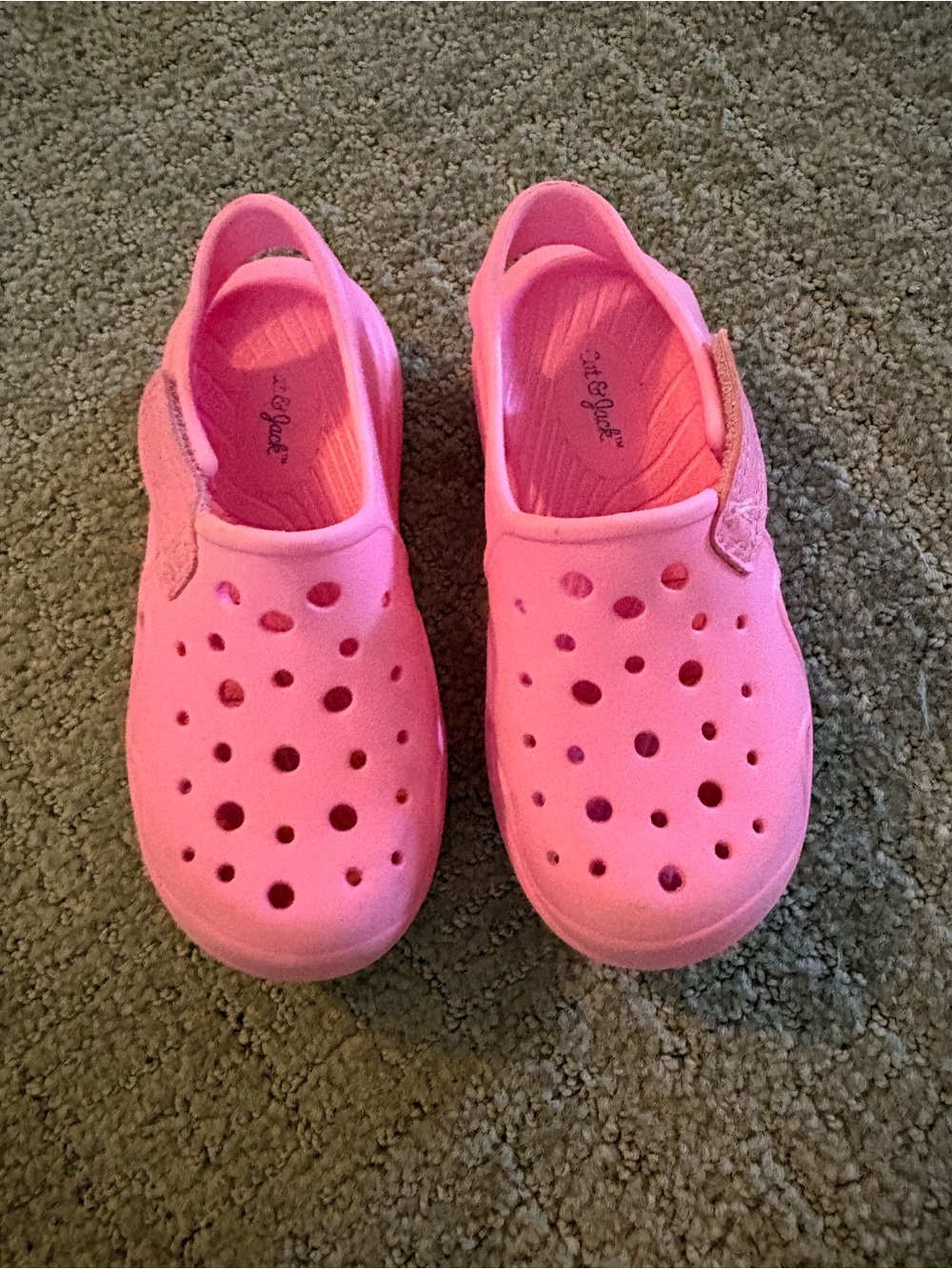 Cat & Jack Pink Kids Slip-On Ventilated Clogs